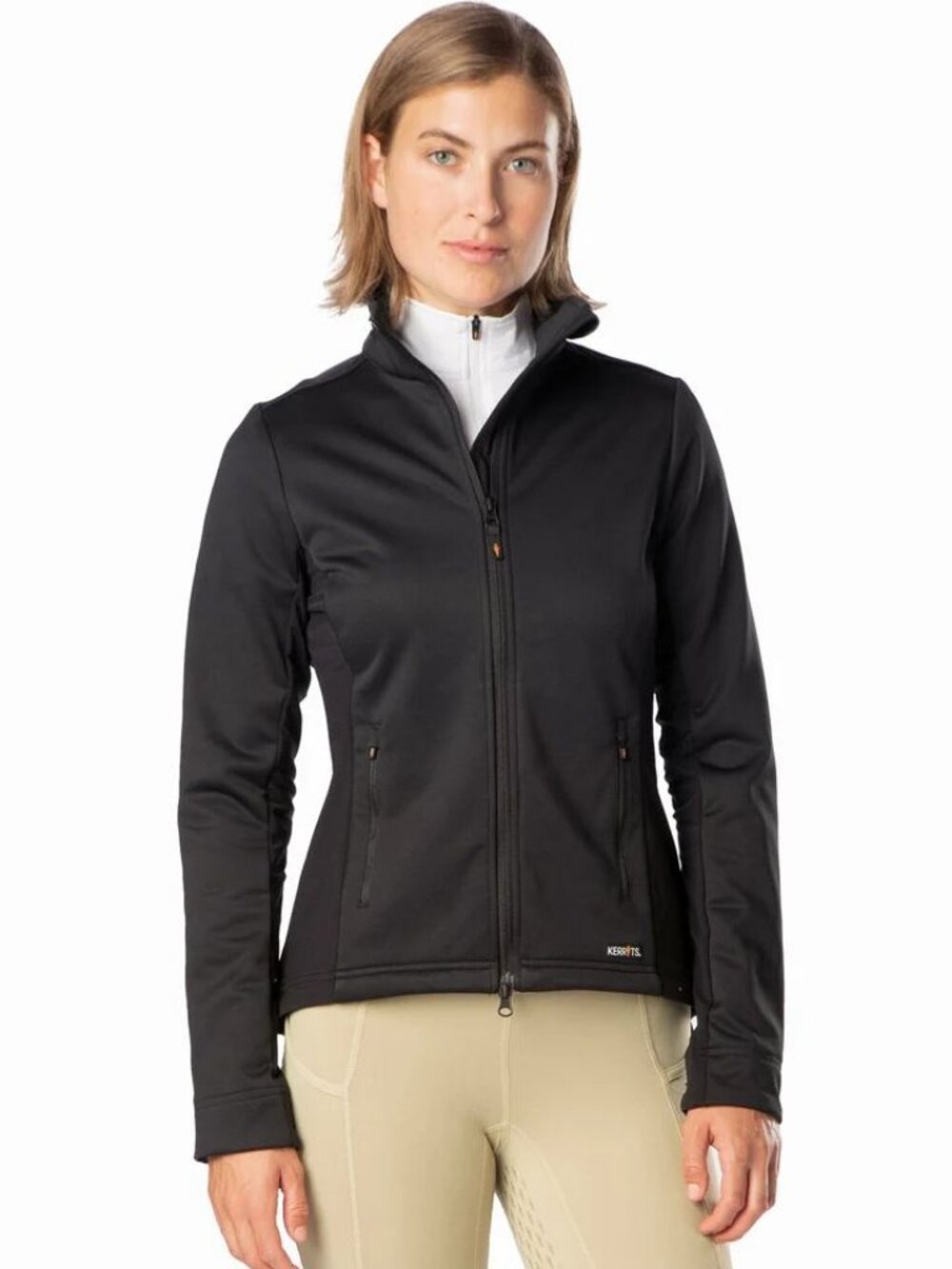 Kerrits Ladies Softshell Riding Jacket Black Large NEW